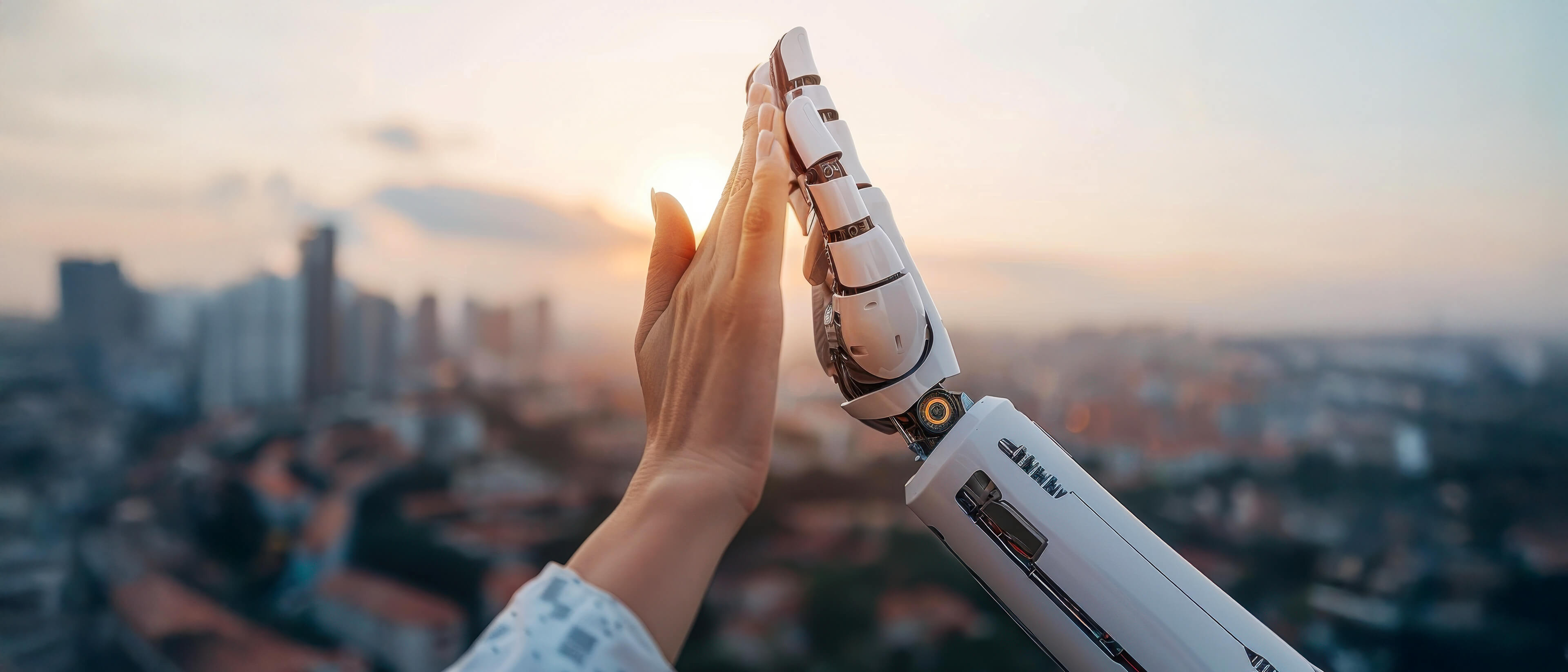 Human High-Five with AI